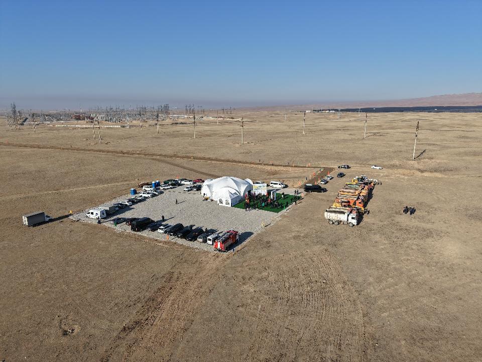 جامبىل وبلىسىندا بۋ-گاز ەلەكتر ستانساسى سالىنىپ جاتىر