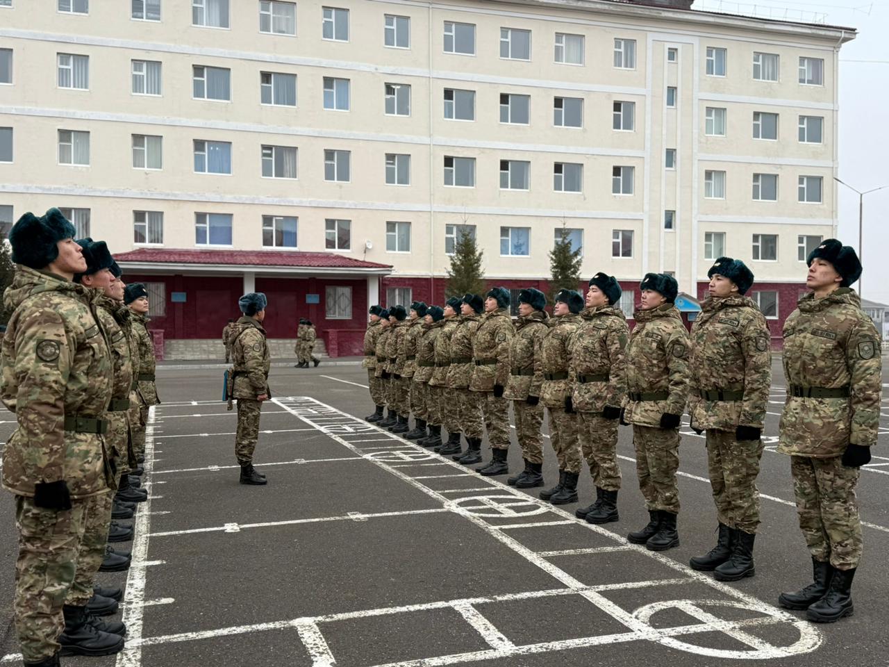 ۇلاننىڭ 5573 اسكەري بولىمىنە جاس ساربازداردىڭ جاڭا لەگى قوسىلدى