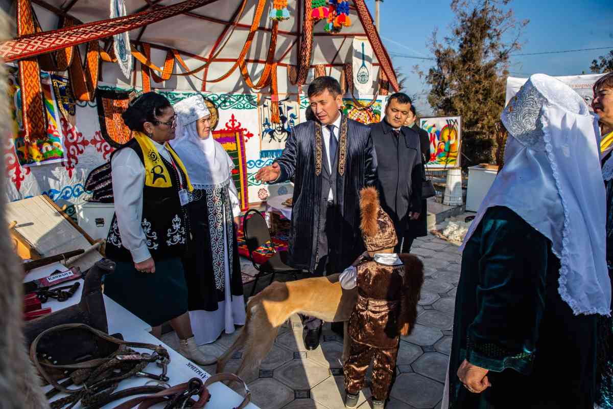 كوكباستاۋ اۋىلىنىڭ امانگەلدى مەكتەبىندە «ەTNO – AUYL» كەشەنى اشىلدى