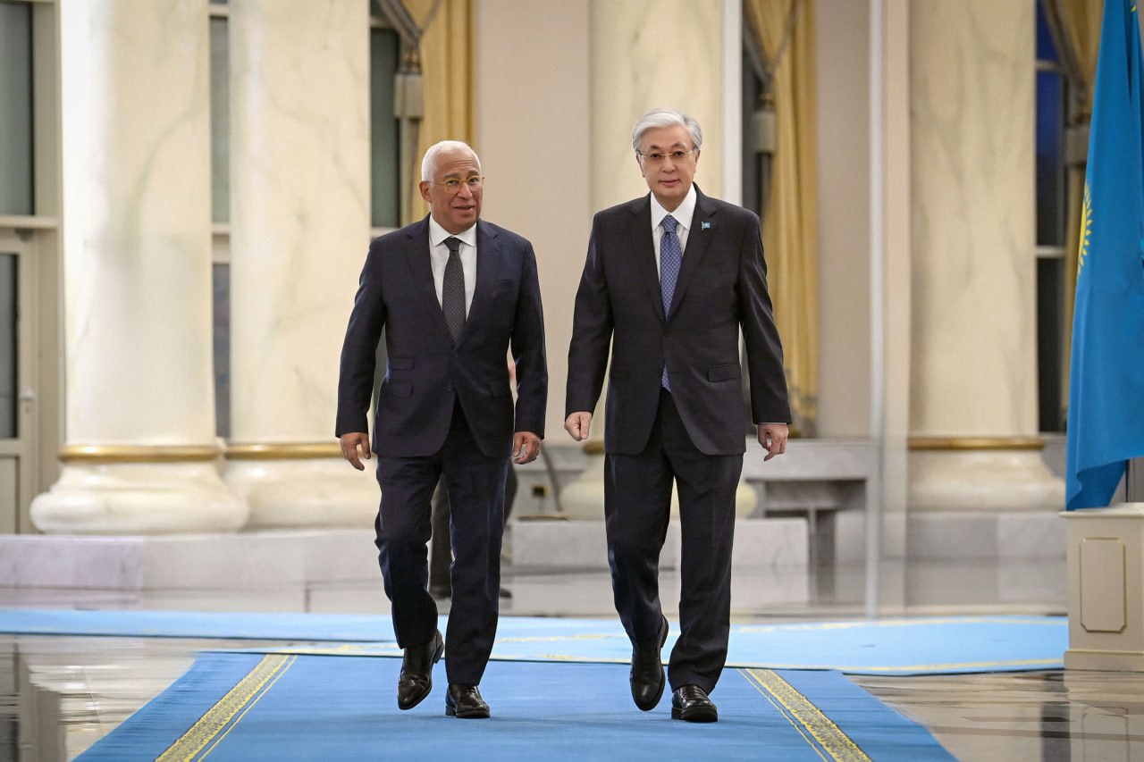 مەملەكەت باسشىسى ەۋروپالىق كەڭەس پرەزيدەنتى انتونيۋ كوشتامەن كەلىسسوز جۇرگىزدى