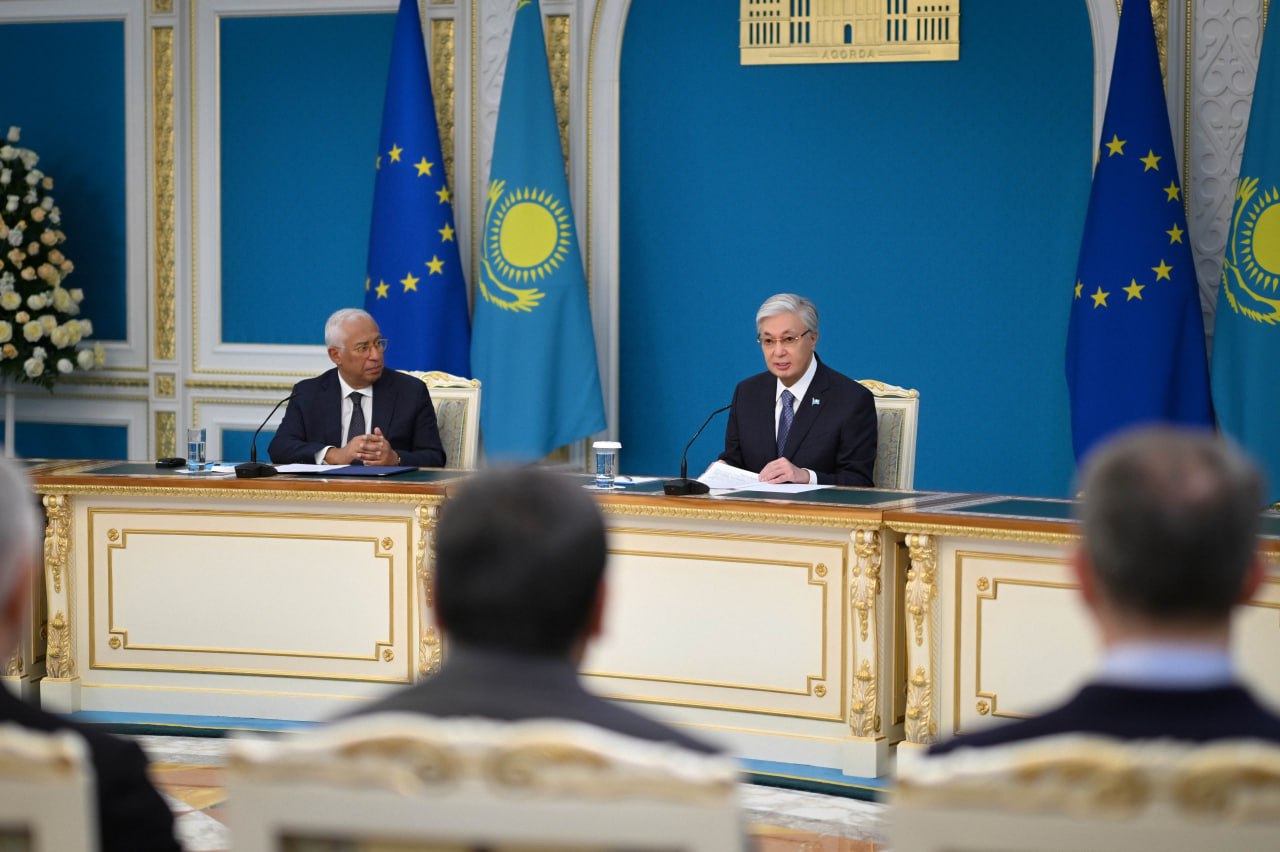 قاسىم-جومارت توقاەۆ پەن انتونيۋ كوشتا بىرلەسكەن مالىمدەمە جاسادى