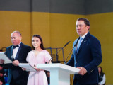گەننادي گولوۆكين كوكشەتاۋداعى سپورت كەشەنىنىڭ اشىلۋ راسىمىنە قاتىستى
