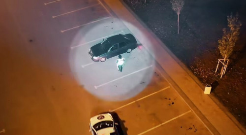 دروندار پوليتسەيلەرگە كومەككە كەلدى