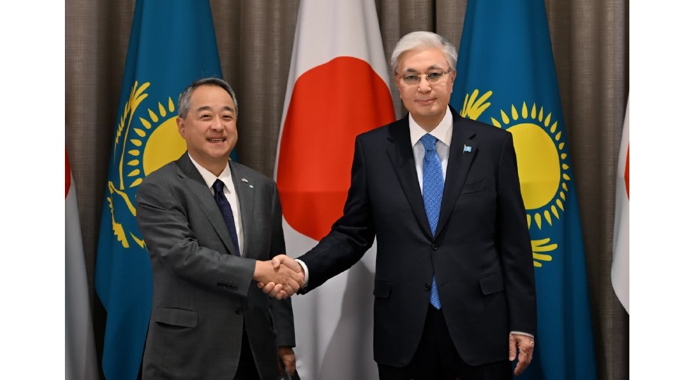 مەملەكەت باسشىسى Sumitomo كومپانياسىنىڭ پرەزيدەنتىن قابىلدادى