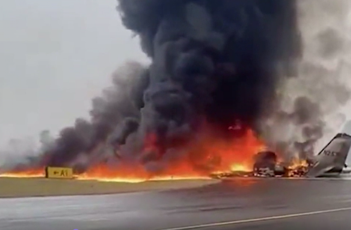 «سالوندا سپورتشىلار بولعان»: اقش-تا ۇشاق اپاتقا ۇشىرادى