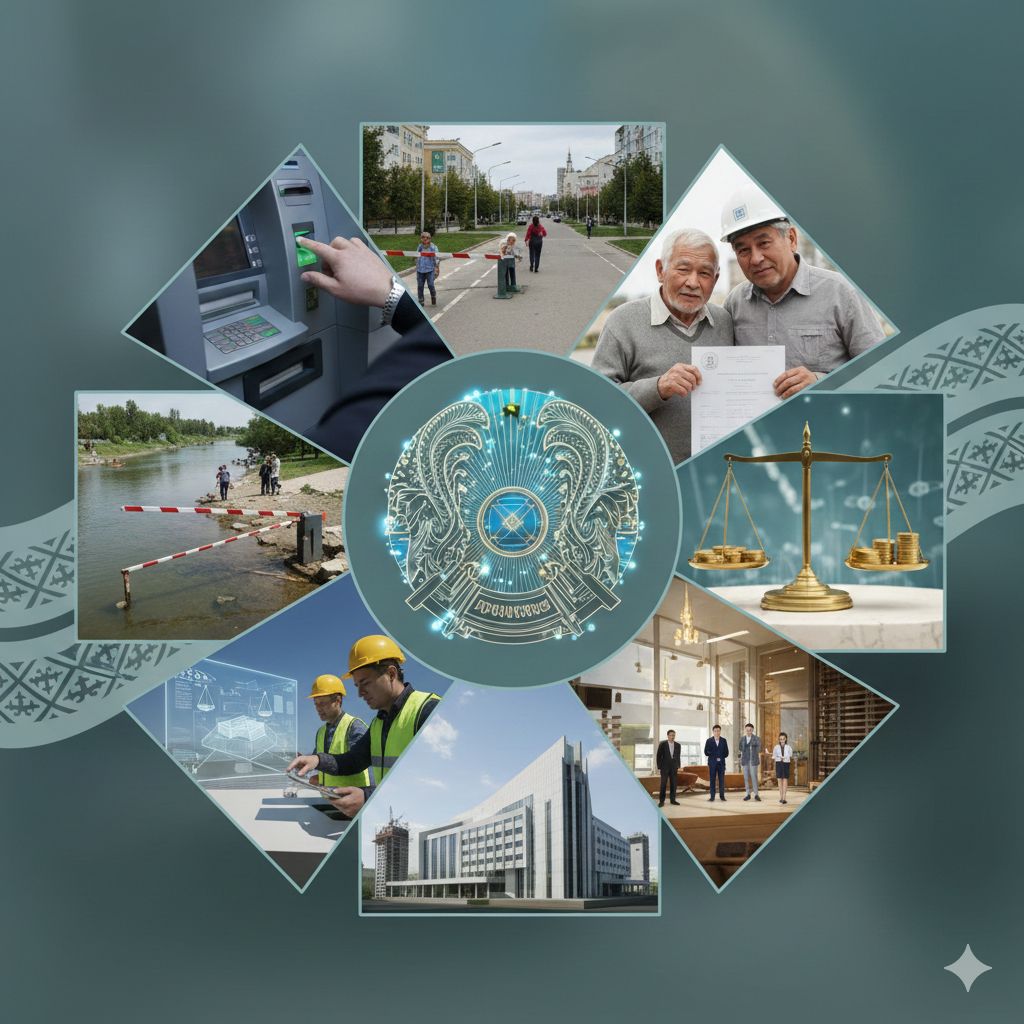 2025 جىلدىڭ قۇقىقتىق بەلەسى: قازاقستاننىڭ جاڭارۋ باعىتى مەن جۇيەلى رەفورمالارى