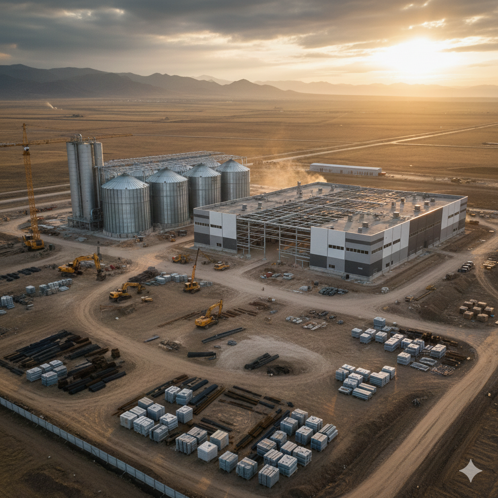 88 ملرد تەڭگە ينۆەستيتسيا: الماتى وبلىسىندا ءۇي جانۋارلارىنا ارنالعان ءىرى ازىق زاۋىتى سالىنادى