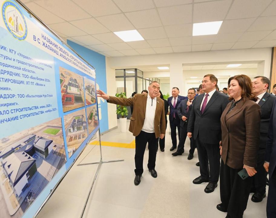 قىزىلوردا وبلىسىنىڭ ەڭ شالعاي اۋىلدارىنىڭ بىرىندە زاماناۋي مەكتەپ اشىلدى