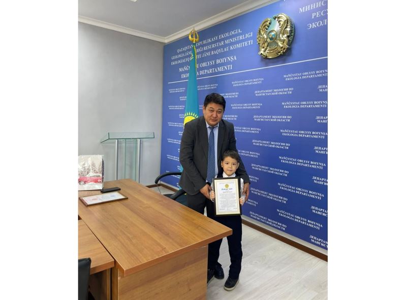 ماڭعىستاۋدا «تازا قازاقستان» اكتسياسىنىڭ ەڭ جاس قاتىسۋشىسى ماراپاتتالدى