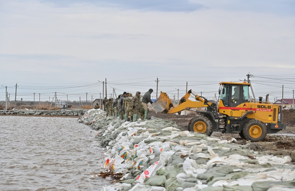 سۋ تاسقىنىنا دايىندىق كۇشەيتىلدى
