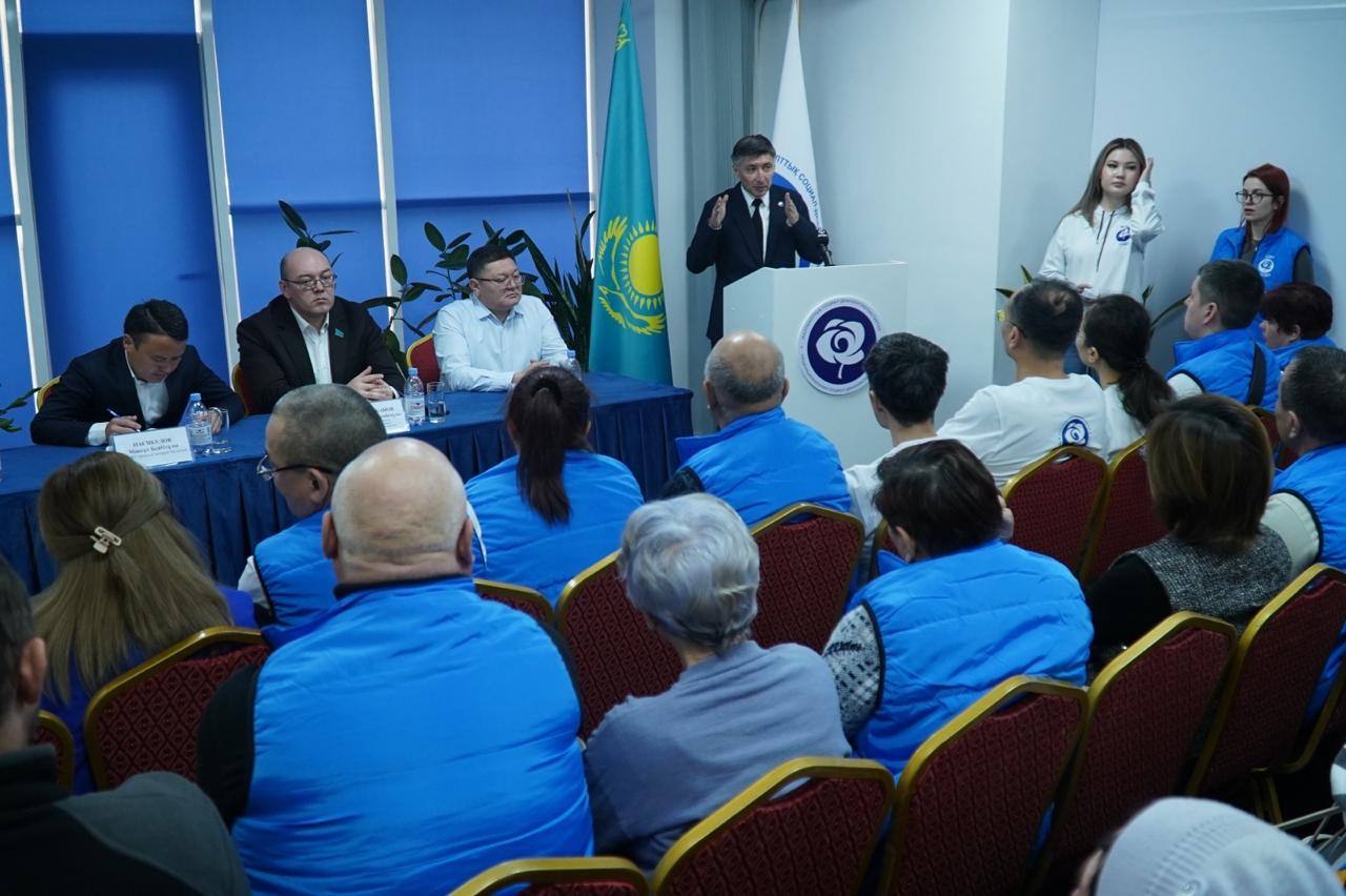 جالپىۇلتتىق سوتسيال-دەموكراتيالىق پارتيا اتا زاڭداعى وزگەرىستەردى وڭىرلەردە تۇسىندىرەدى