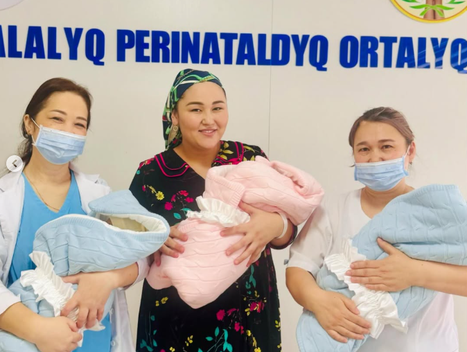 شىمكەنتتە كوپبالالى انا ۇشەم دۇنيەگە اكەلدى