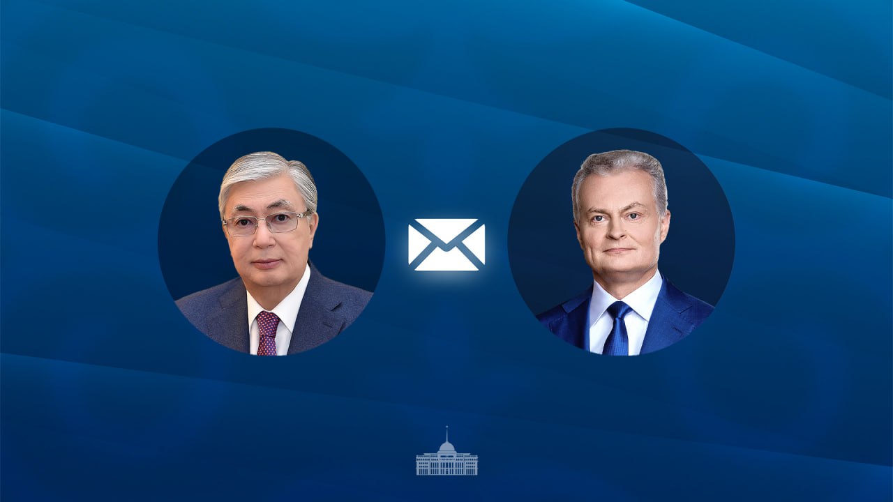 مەملەكەت باسشىسى ليتۆا پرەزيدەنتىنە قۇتتىقتاۋ جەدەلحاتىن جولدادى