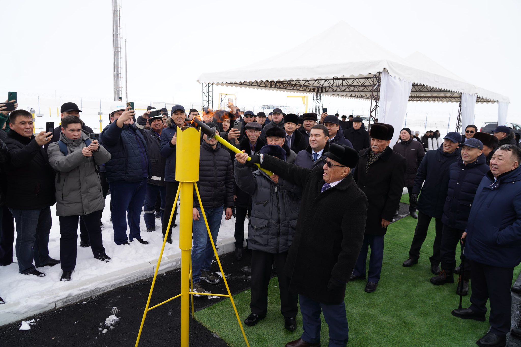 سوزاق اۋدانى تابيعي گاز جەلىسىنە قوسىلدى