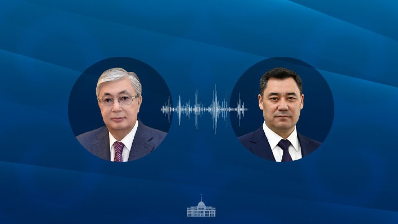 مەملەكەت باسشىسى قىرعىزستان پرەزيدەنتىمەن تەلەفون ارقىلى سويلەستى