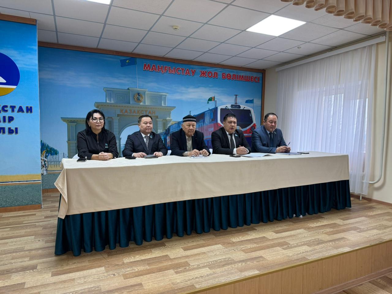ماڭعىستاۋدا «قازاقستان تەمىر جولى» ۇجىمى رەفەرەندۋمعا قاتىسۋدى قولدادى