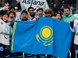 مەملەكەت باسشىسى Astana Team بالالار حوككەي كومانداسىن جەڭىسكە جەتۋىمەن قۇتتىقتادى