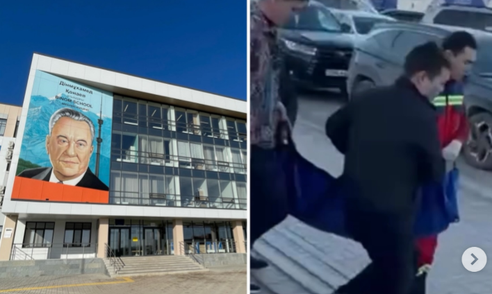 اتىراۋدا جوعارى سىنىپتىڭ وقۋشىسى قاتارلاسىن ۇشكىر زاتپەن جاراقاتتاعان