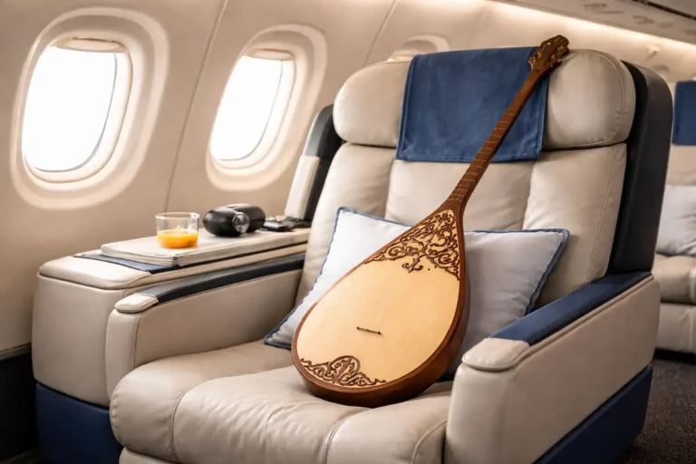 ەندى دومبىرانى ۇشاق سالونىنا الىپ كىرۋگە بولادى