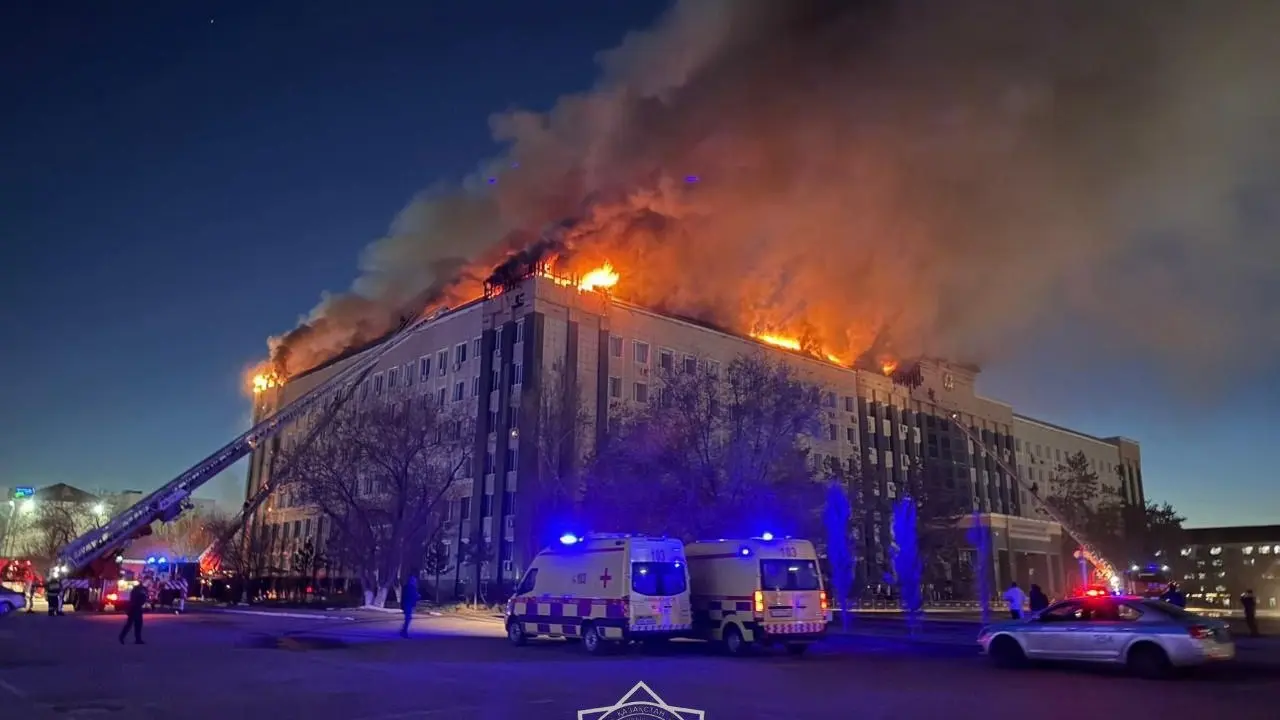 اقتوبەدە وبلىس اكىمدىگى عيماراتىندا ءورت شىقتى