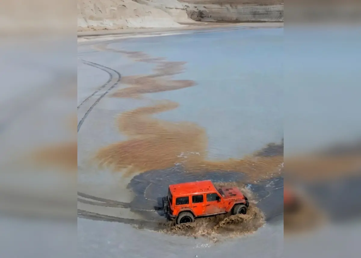 كاسپي تەڭىزىنىڭ جاعالاۋىندا ءتارتىپ بۇزعان شەتەلدىك بلوگەرگە ايىپپۇل سالىندى