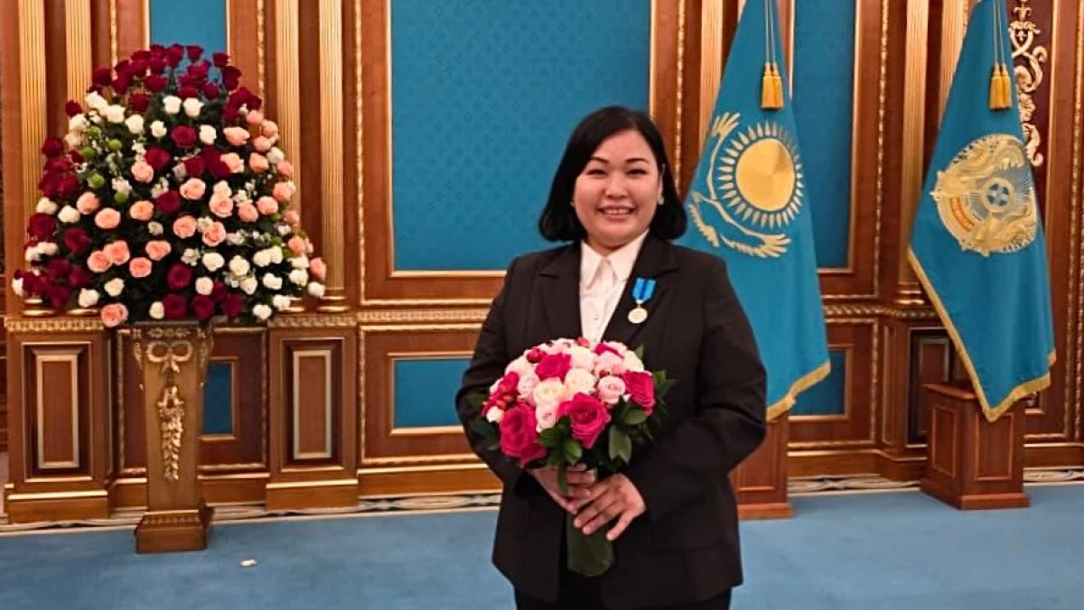 جاس عالىم اسيا ەرمۋحامبەتوۆا «ەرەن ەڭبەگى ءۇشىن» مەدالىمەن ماراپاتتادى