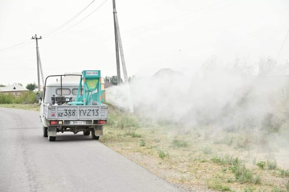 شەگىرتكەگە قارسى كۇرەس قارقىن الدى