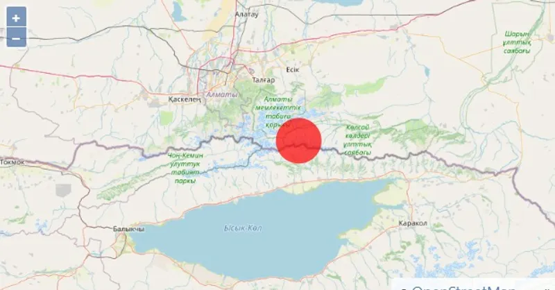 الماتى ماڭىندا جەر سىلكىنىسى تىركەلدى