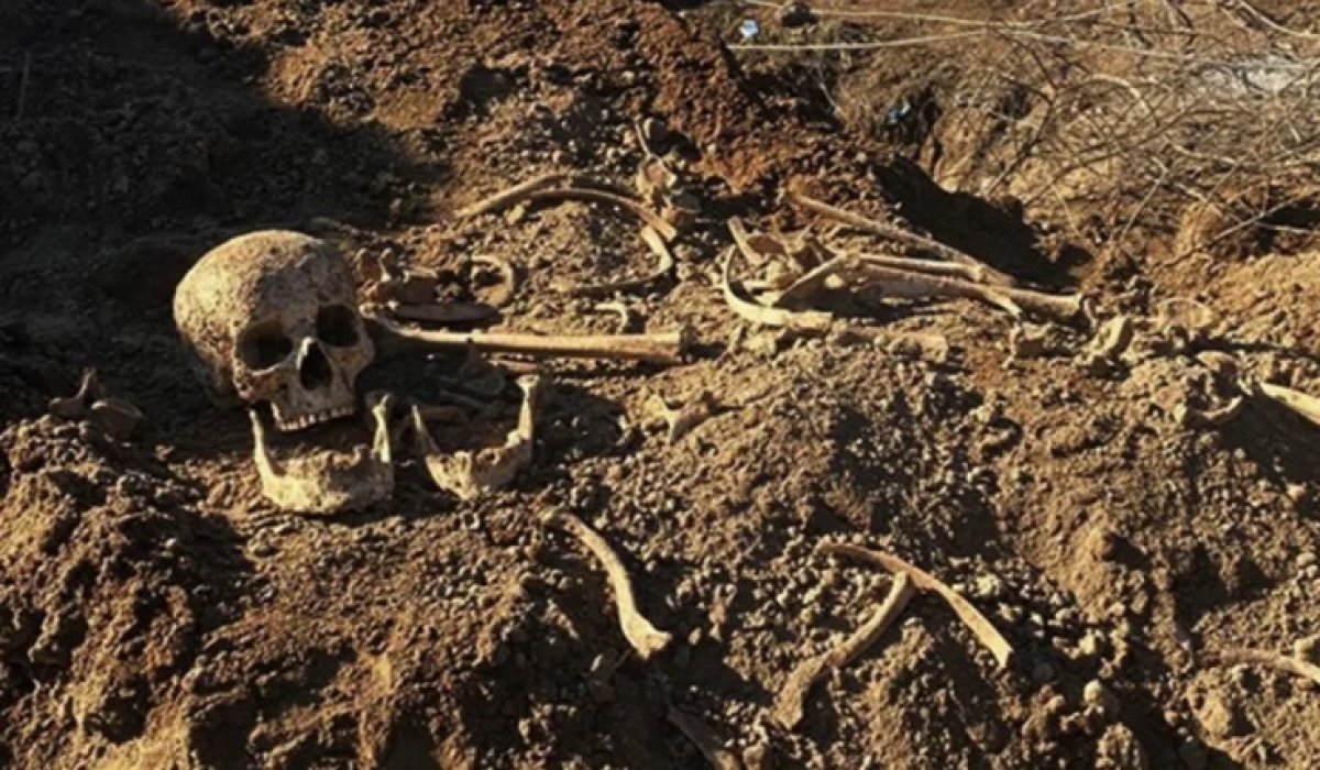 شەمونايحاداعى اۋرۋحانا الاڭىنان تابىلعان سۇيەكتەر ەلدى دۇرلىكتىردى