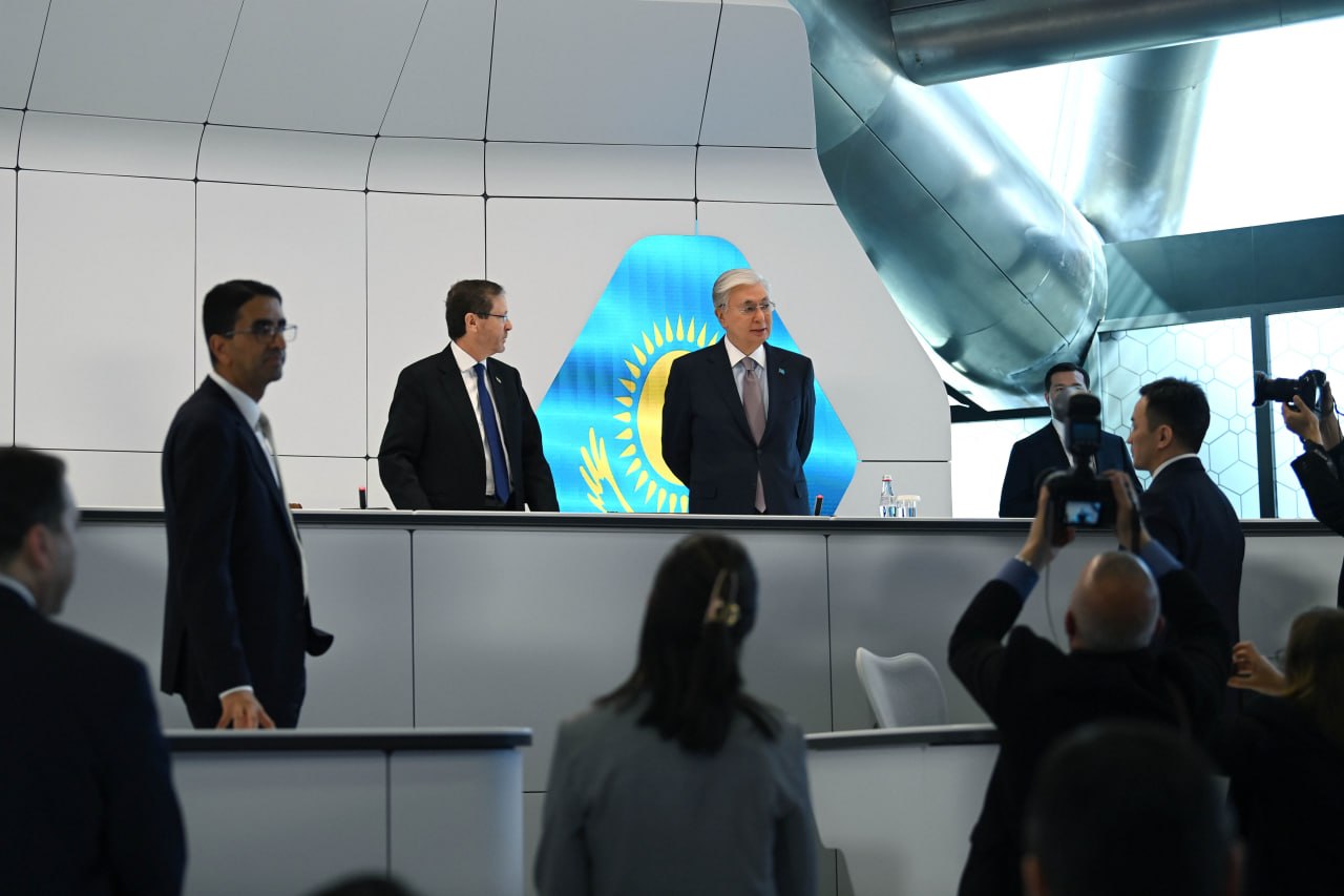 قازاقستان مەن يزرايل پرەزيدەنتتەرى Alem.ai ورتالىعىنا باردى