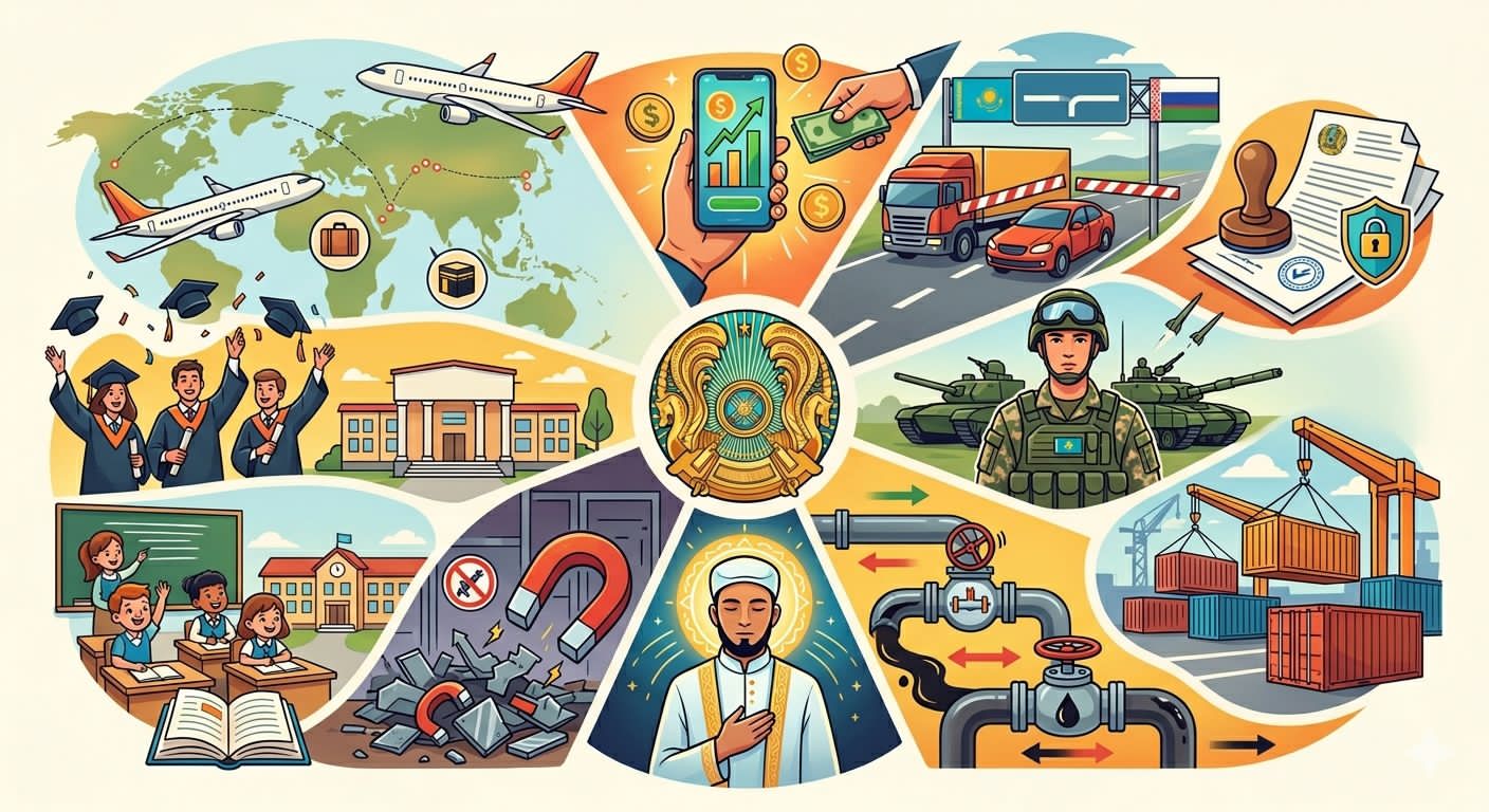 ۇبت-2026 جانە 1 سىنىپقا قابىلداۋ: 1 مامىردان باستاپ قازاقستاندا نە وزگەرەدى؟