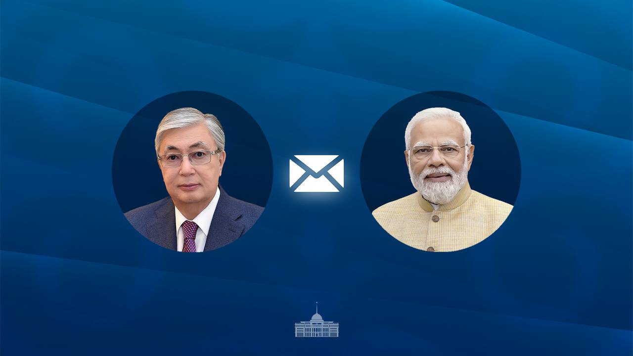 مەملەكەت باسشىسى ءۇندىستان پرەمەر-مينيسترىنە كوڭىل ايتۋ جەدەلحاتىن جولدادى