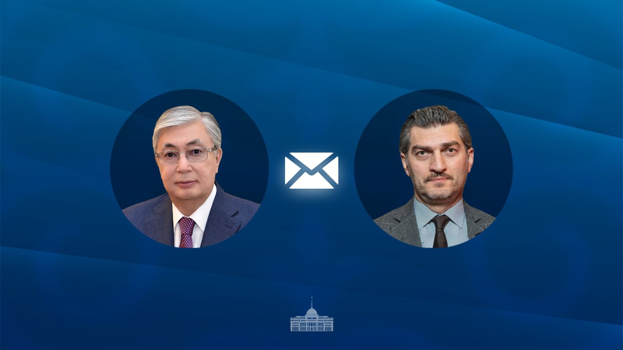مەملەكەت باسشىسى گرۋزيا پرەزيدەنتىنە قۇتتىقتاۋ جەدەلحاتىن جولدادى