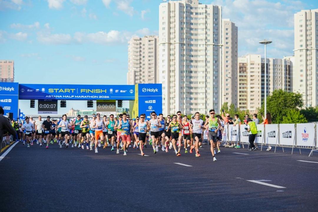 Astana Half Marathon 2026: جاڭا رەكورد ورنادى
