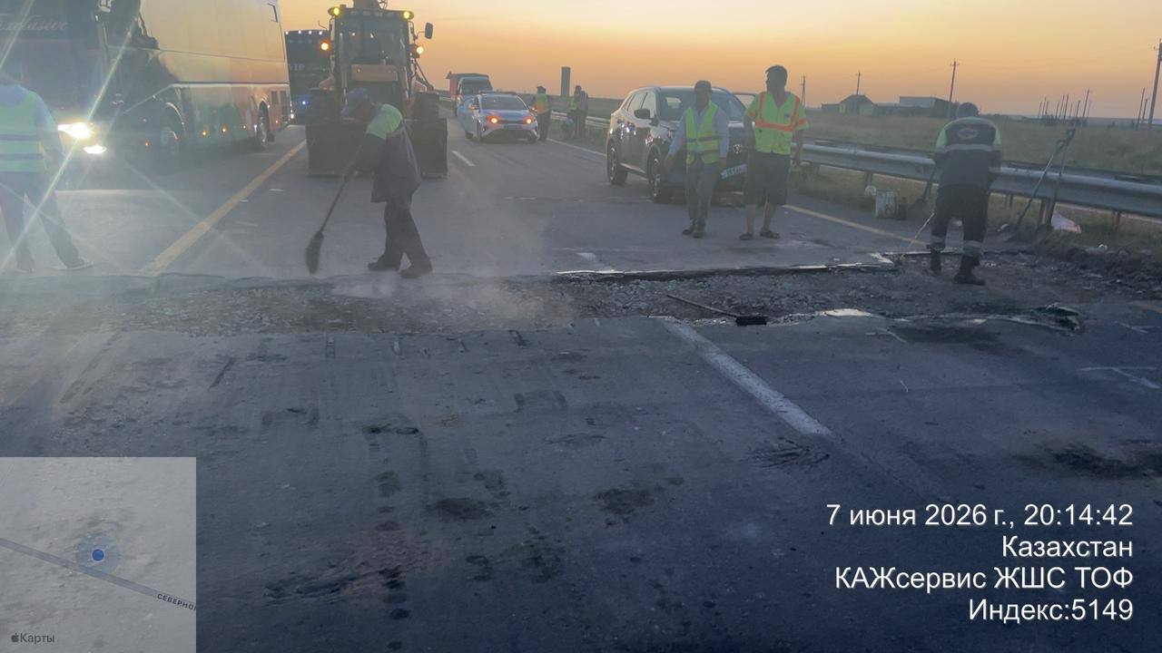 +37 گرادۋس ىستىق جولعا اسەر ەتتى: شىمكەنت ماڭىندا اقاۋ انىقتالدى