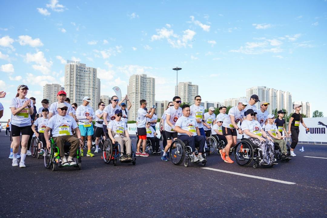 پارااتلەتتەر Astana Half Marathon جارىسىنا قاتىستى
