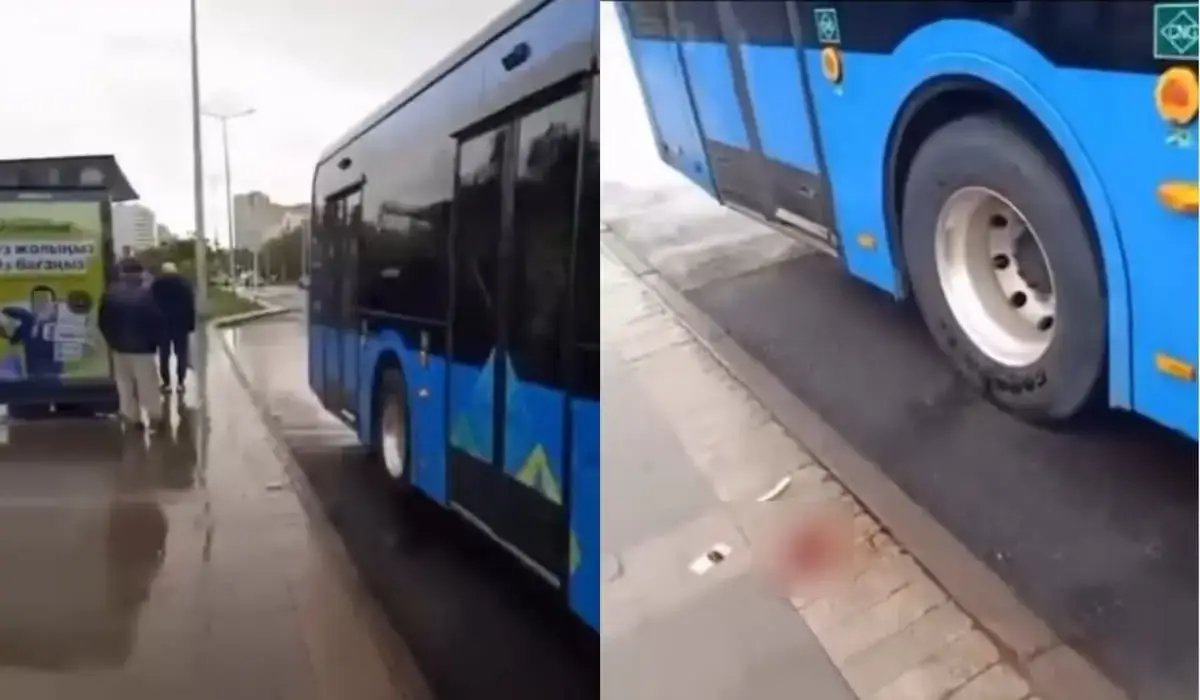استانادا جولاۋشىلار اۆتوبۋسى زەينەتكەردى قاعىپ كەتتى